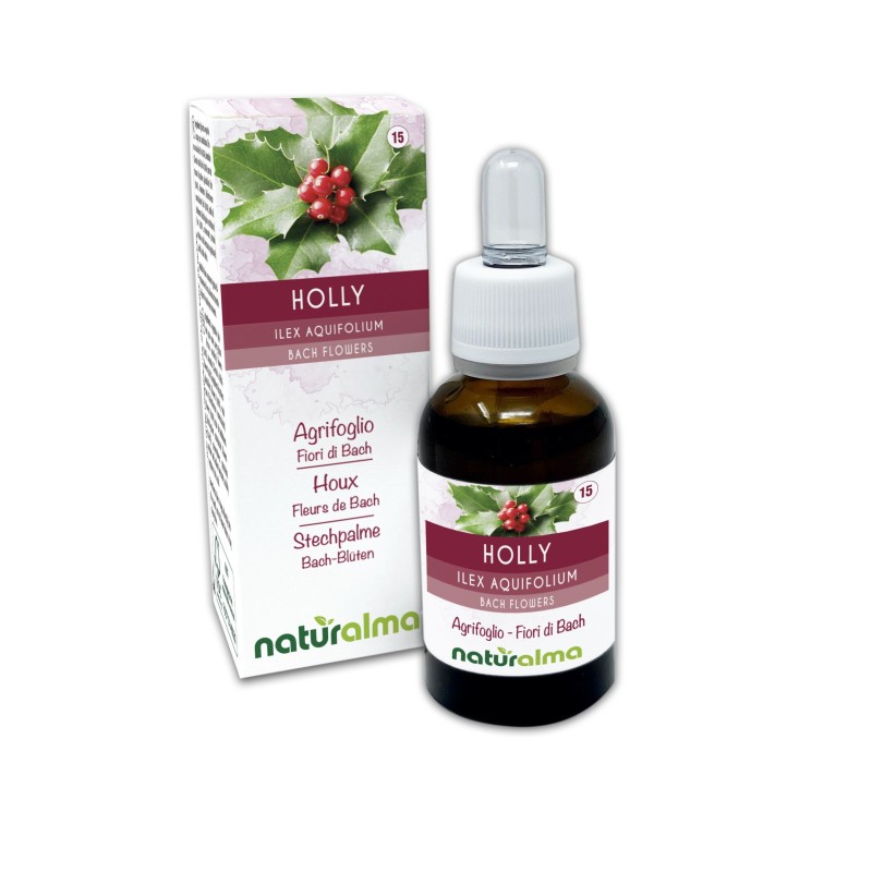 Holly Fiori di Bach 30 ml liquido analcoolico - Naturalma