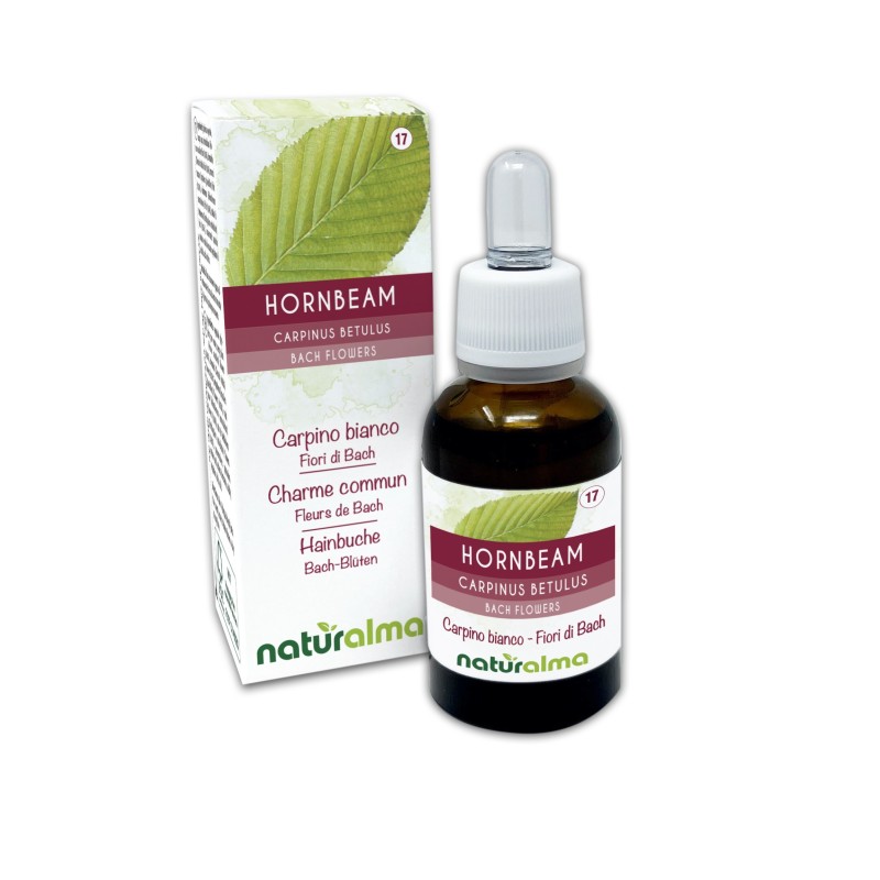 Hornbeam Fiori di Bach 30 ml liquido analcoolico - Naturalma