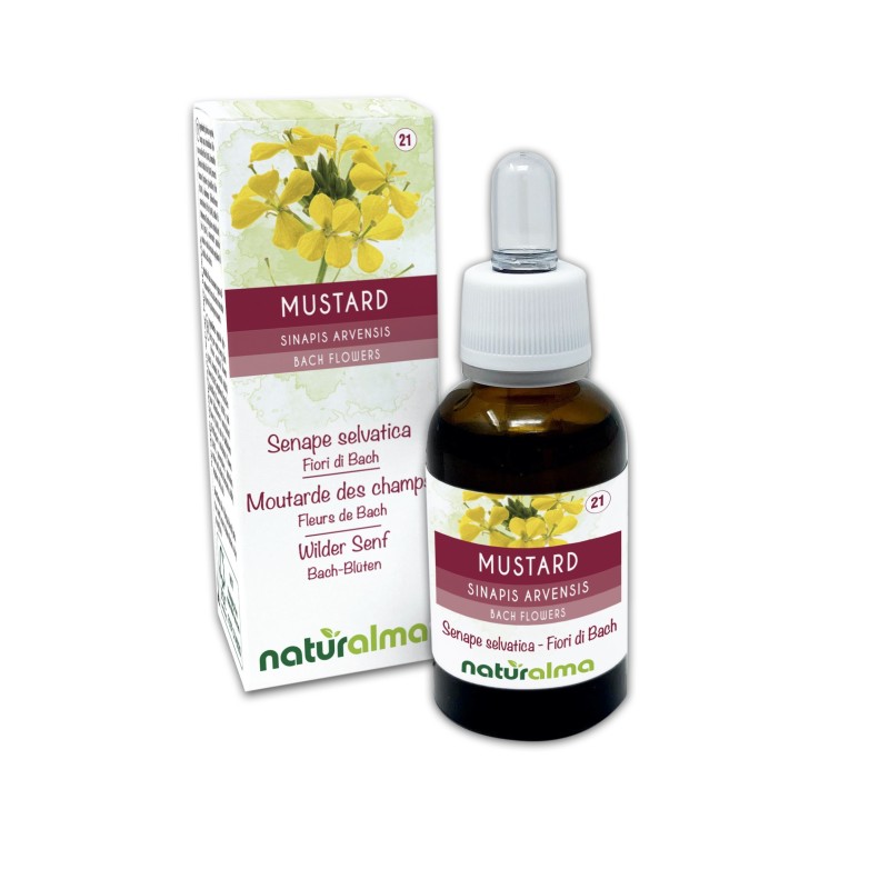 Mustard Fiori di Bach 30 ml liquido analcoolico - Naturalma