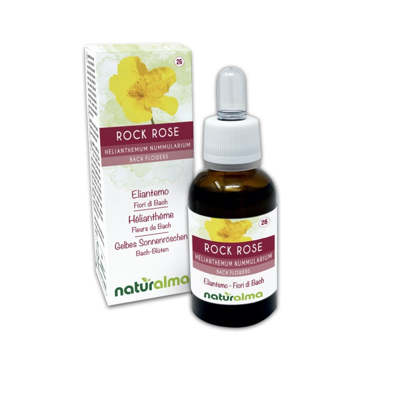 Rock Rose Fiori di Bach 30 ml liquido analcoolico - Naturalma