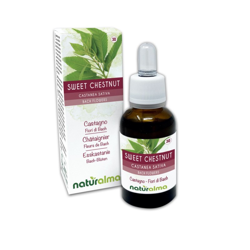 Sweet Chestnut Fiori di Bach 30 ml liquido analcoolico - Naturalma