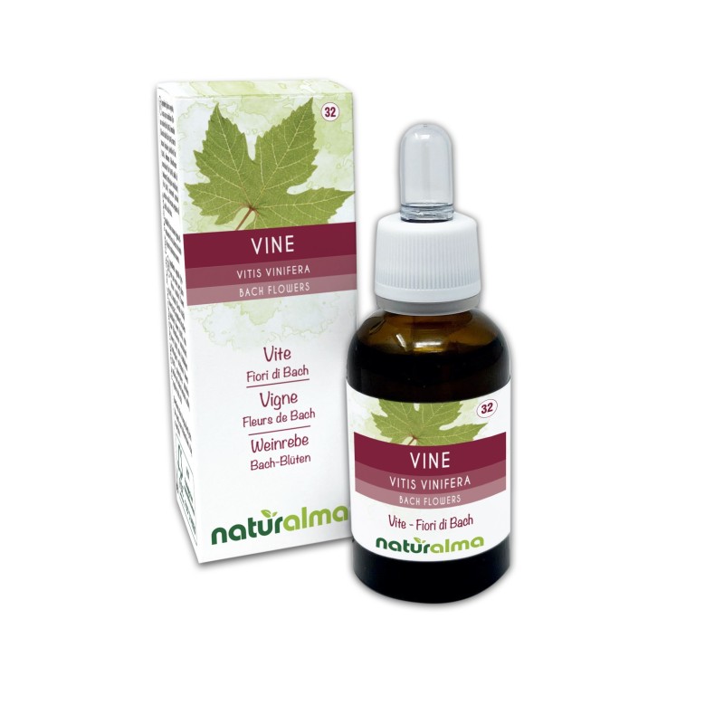 Vine Fiori di Bach 30 ml liquido analcoolico - Naturalma