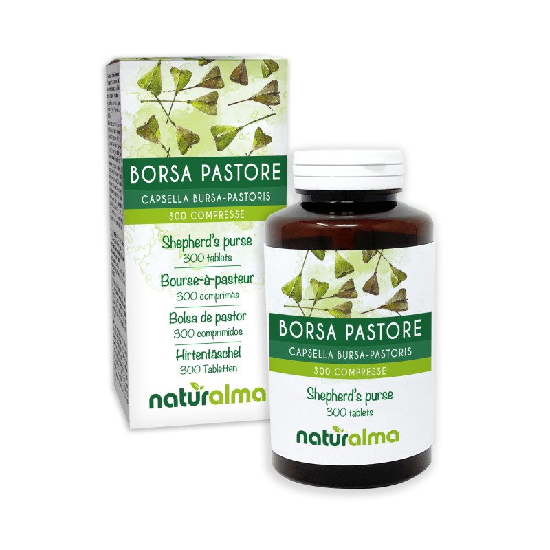 Borsa pastore 300 compresse (150 g) - Naturalma