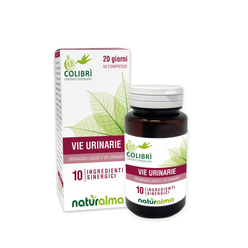 Vie Urinarie 60 compresse (60 g) - Naturalma e Colibrì consorzio ospedaliero