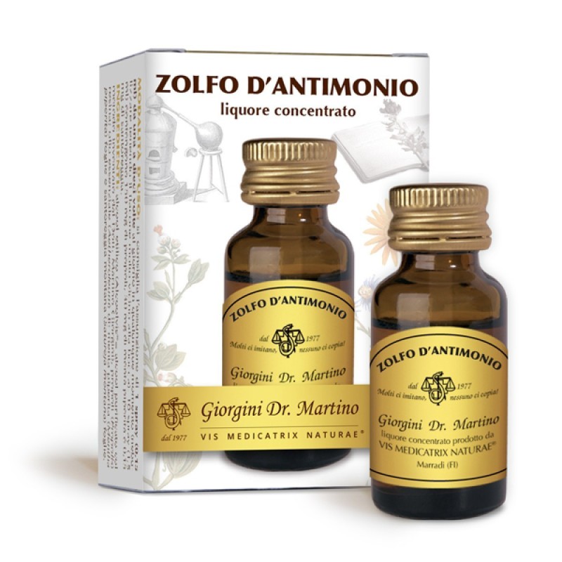 ZOLFO D'ANTIMONIO Liquido alcoolico 10 ml - Dr. Giorgini