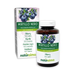 Mirtillo nero 300 compresse (150 g) - Naturalma