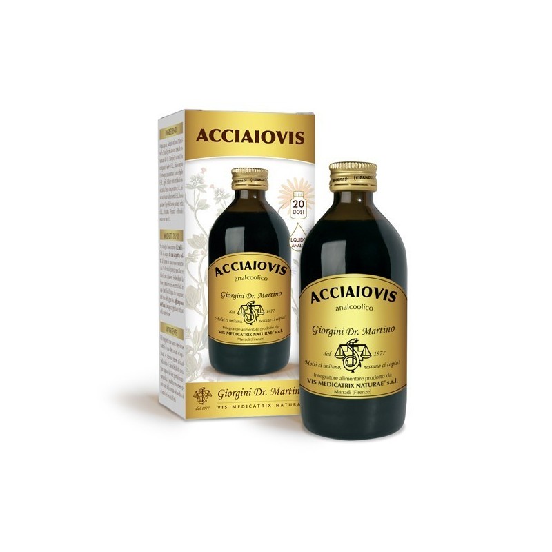 ACCIAIOVIS 200 ml liquido analcoolico - Dr. Giorgini