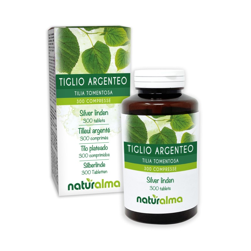 Tiglio argenteo 300 compresse (150 g) - Naturalma