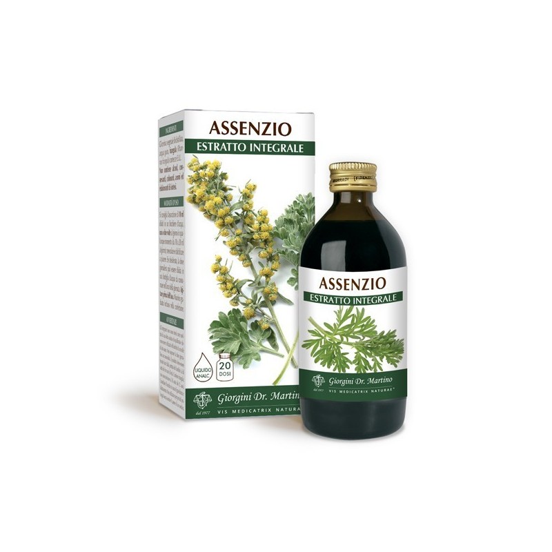 ASSENZIO ESTRATTO INTEGRALE 200 ml Liquido analcoolico - Dr. Giorgini