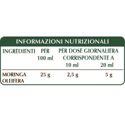 MORINGA ESTRATTO INTEGRALE 200 ml Liquido analcoolico - Dr. Giorgini