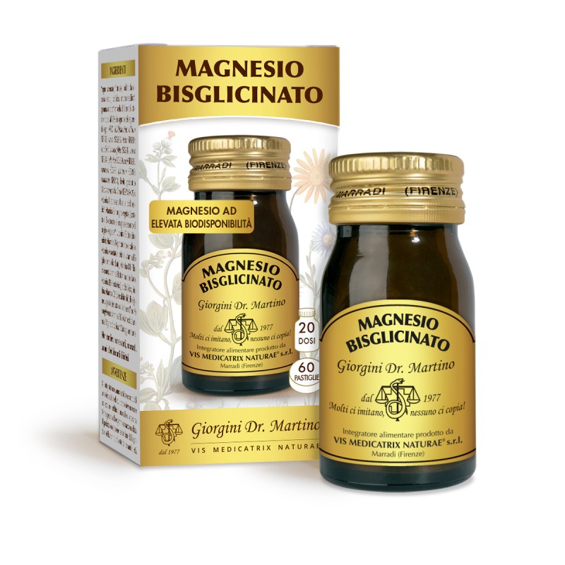 MAGNESIO BISGLICINATO 60 pastiglie (30 g) - Dr. Giorgini MAGNESIO BISGLICINATO 60 pastiglie (30 g) - Dr. Giorgini