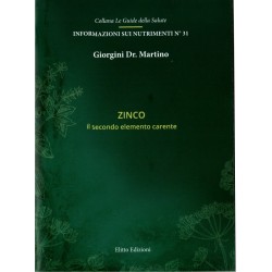 ZINCO - il secondo elemento carente libretto - Dr. Giorgini