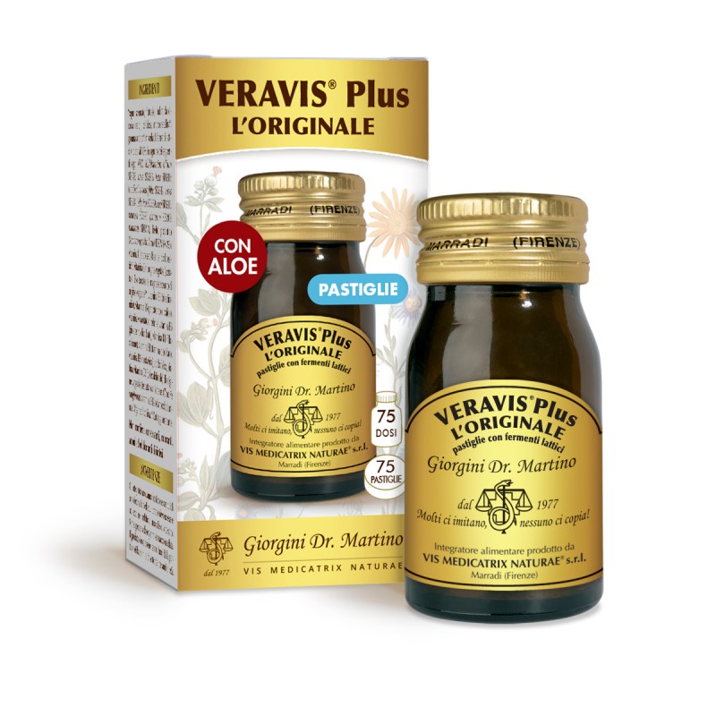 VERAVIS PLUS L'ORIGINALE pastiglie con fermenti lattici con aloe  (30 g) - Dr. Giorgini