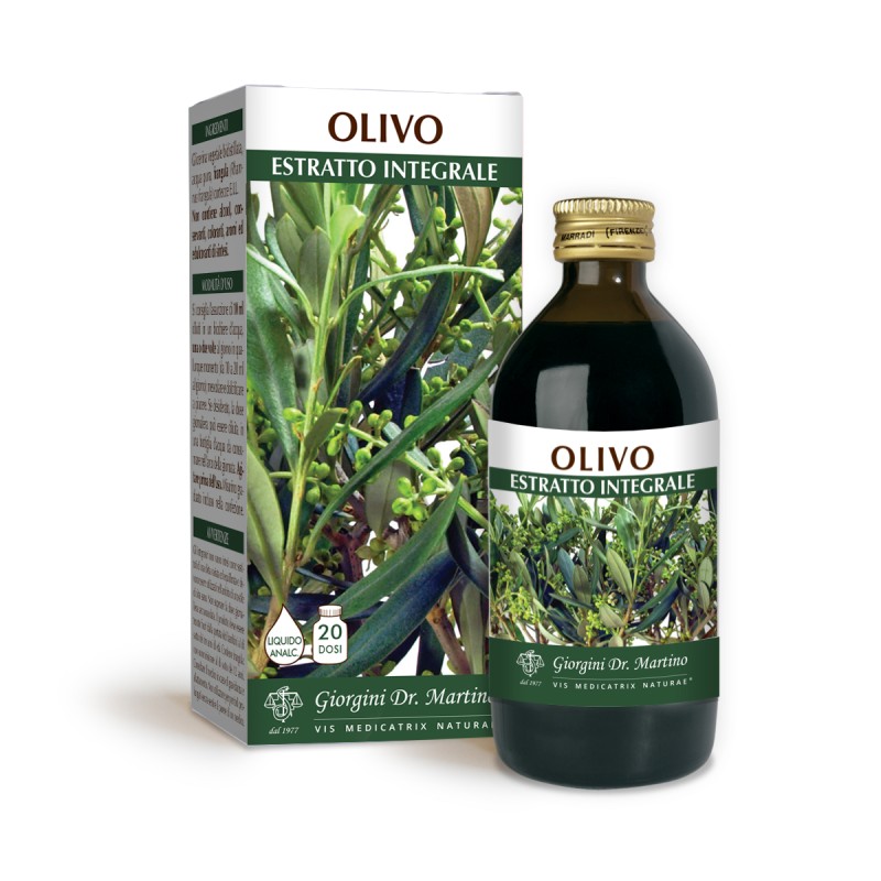 OLIVO ESTRATTO INTEGRALE 200 ml Liquido analcoolico - Dr. Giorgini