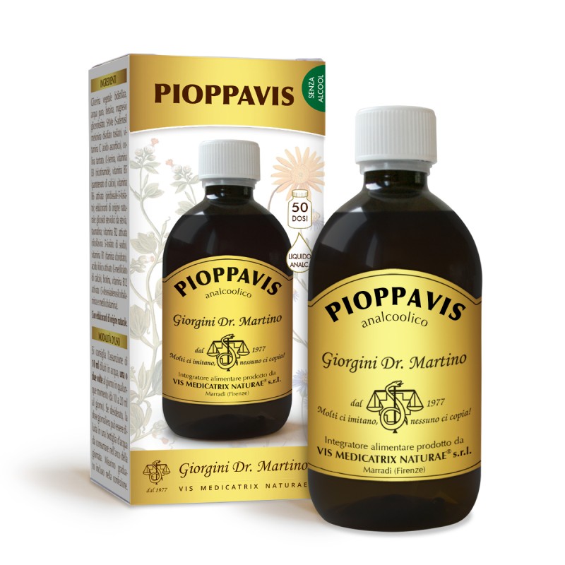 PIOPPAVIS 500 ml liquido analcoolico - Dr. Giorgini