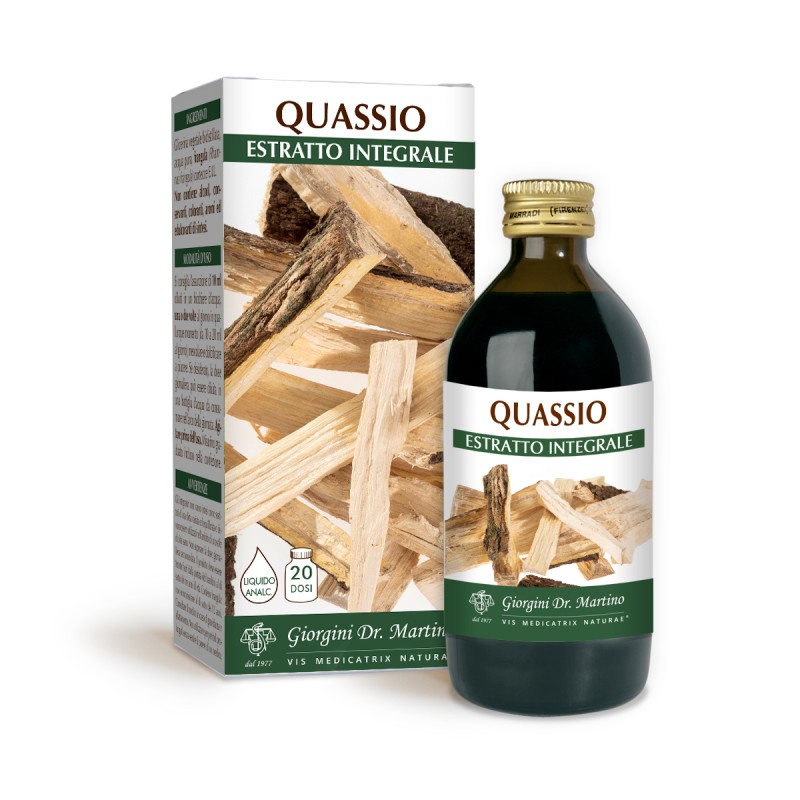 QUASSIO ESTRATTO INTEGRALE 200ml Liquido analcoolico - Dr. Giorgini