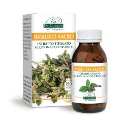 BASILICO SACRO ESTRATTO INTEGRALE SECCO 300 pastiglie (90 GR) - Dr. Giorgini
