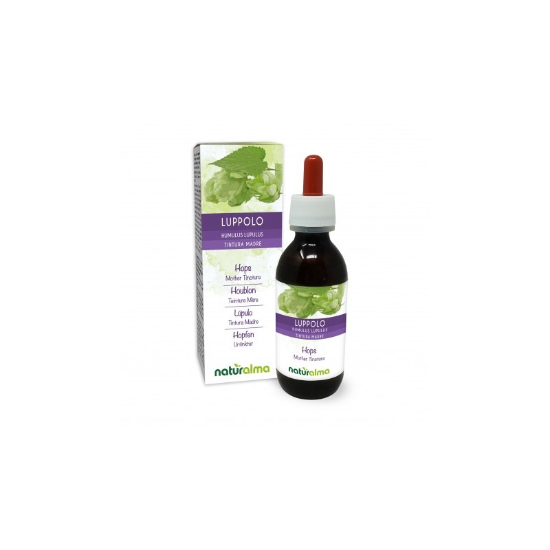 Luppolo Tintura madre 120 ml liquido analcoolico - Naturalma Luppolo Tintura madre 120 ml liquido analcoolico - Naturalma