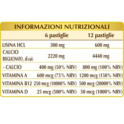 CALCIO BISGLICINATO 400 pastiglie (200 g) - Dr. Giorgini