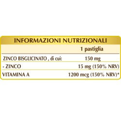 ZINCO BISGLICINATO 100 pastiglie (30 g) - Dr. Giorgini
