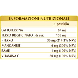 FERRO BISGLICINATO 60 pastiglie (30 g) - Dr. Giorgini