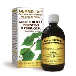 GEMMO 10+ Betulla Bianca Gemme 500 ml Liquido analcoolico - Dr. Giorgini