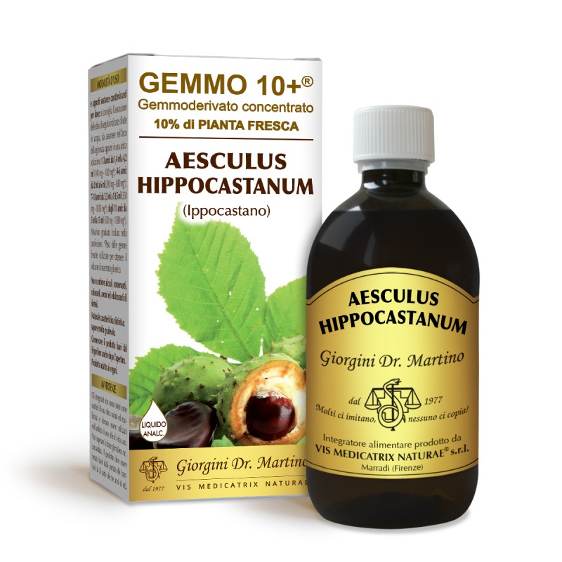 GEMMO 10+ Ippocastano 500 ml Liquido analcoolico - Dr. Giorgini