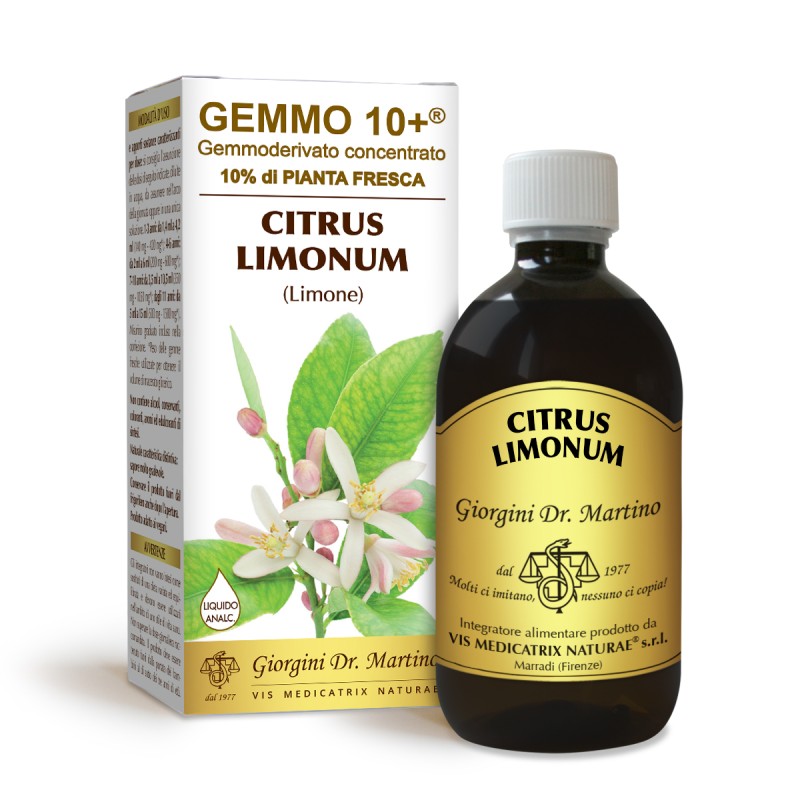 GEMMO 10+ Limone 500 ml Liquido analcoolico - Dr. Giorgini