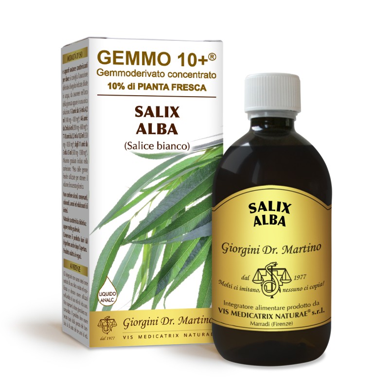 GEMMO 10+ Salice Bianco 500 ml Liquido analcoolico - Dr. Giorgini