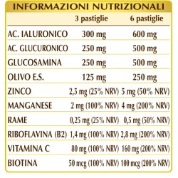 ACIDO IALURONICO 60 pastiglie (30 g) - Dr. Giorgini