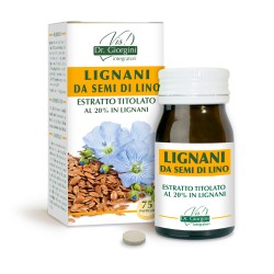 LIGNANI DA SEMI DI LINO ESTRATTO TITOLATO 75 pastiglie (30 g) - Dr. Giorgini