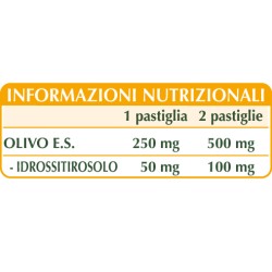 IDROSSITIROSOLO DA FOGLIE DI OLIVO ESTRATTO TITOLATO 75 pastiglie (30 g) - Dr. Giorgini