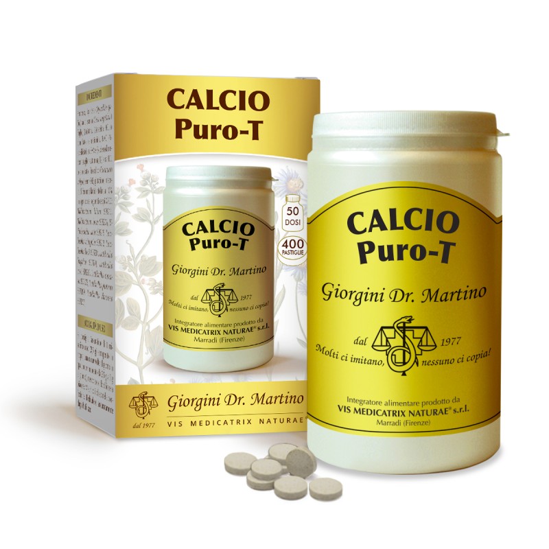 CALCIO Puro-T 400 pastiglie (200 g) - Dr. Giorgini