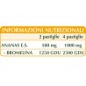 BROMELINA 2500 GDU/g DA ANANAS GAMBI FRUTTI Estratto Titolato 180 pastiglie (90 g) - Dr. Giorgini