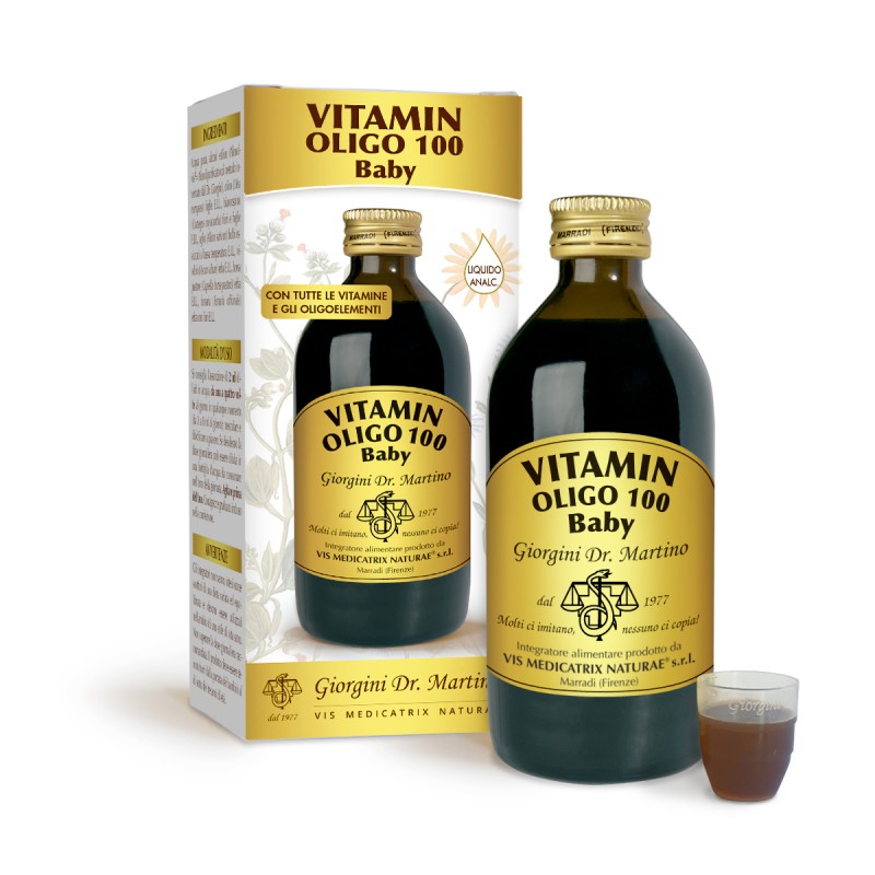 VITAMIN OLIGO 100 Baby liquido analcoolico 200 ml - Dr. Giorgini