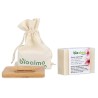 Sapone vegetale di Marsiglia con olio di Argan BIO (100 g) + portasapone in legno - Bioalma