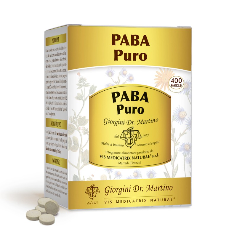 PABA Puro 400 pastiglie (200 g) - Dr. Giorgini