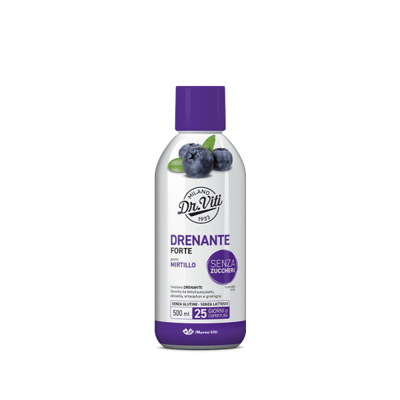 DR. VITI DRENANTE FORTE MIRTILLO SENZA ZUCCHERI 500 ML - Marco Viti