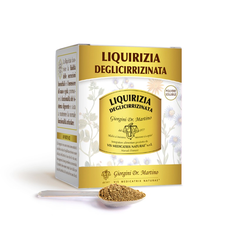 LIQUIRIZIA DEGLICIRRIZINATA 100 g polvere - Dr. Giorgini