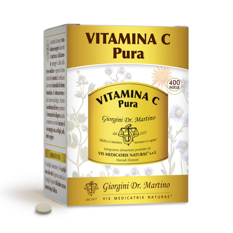 VITAMINA C PURA 400 pastiglie (200 g) - Dr. Giorgini