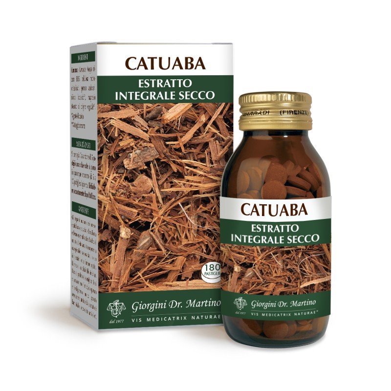CATUABA ESTRATTO INTEGRALE SECCO 90 GR (180 pastiglie) - Dr. Giorgini