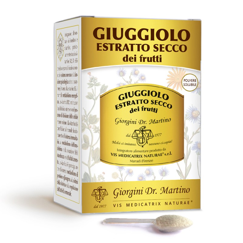 GIUGGIOLO ESTRATTO SECCO dei frutti 150 g polvere - Dr. Giorgini