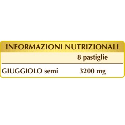 GIUGGIOLO SEMI 180 pastiglie (90 g) - Dr. Giorgini