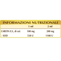 SOD superossido dismutasi da carota 100 ml liquido analcoolico - Dr. Giorgini