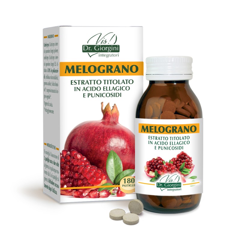 MELOGRANO ESTRATTO TITOLATO 180 pastiglie (90 g) - Dr. Giorgini