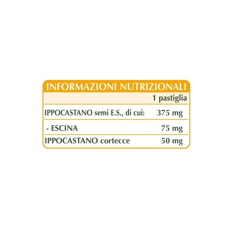 IPPOCASTANO ESTRATTO TITOLATO 60 pastiglie (30 g) - Dr. Giorgini