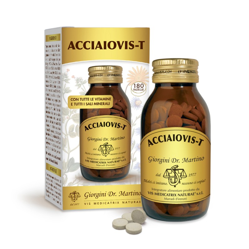 ACCIAIOVIS-T 180 pastiglie (90 g) - Dr. Giorgini