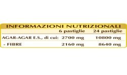 AGAR-AGAR-T FIBRA SOLUBILE 180 pastiglie (90 g) - Dr. Giorgini