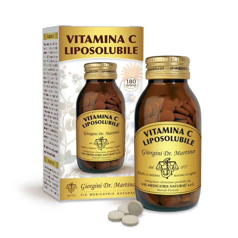 VITAMINA C LIPOSOLUBILE 180 pastiglie (90 g) - Dr. Giorgini