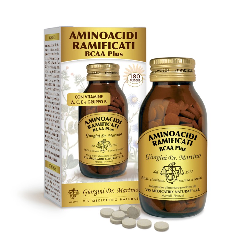 AMINOACIDI RAMIFICATI BCAA PLUS 180 pastiglie (90 g) - Dr. Giorgini